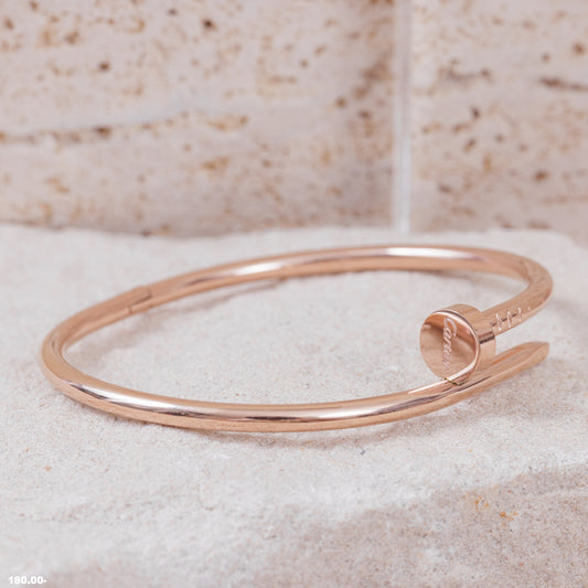 Rose - Stainless steel bangle